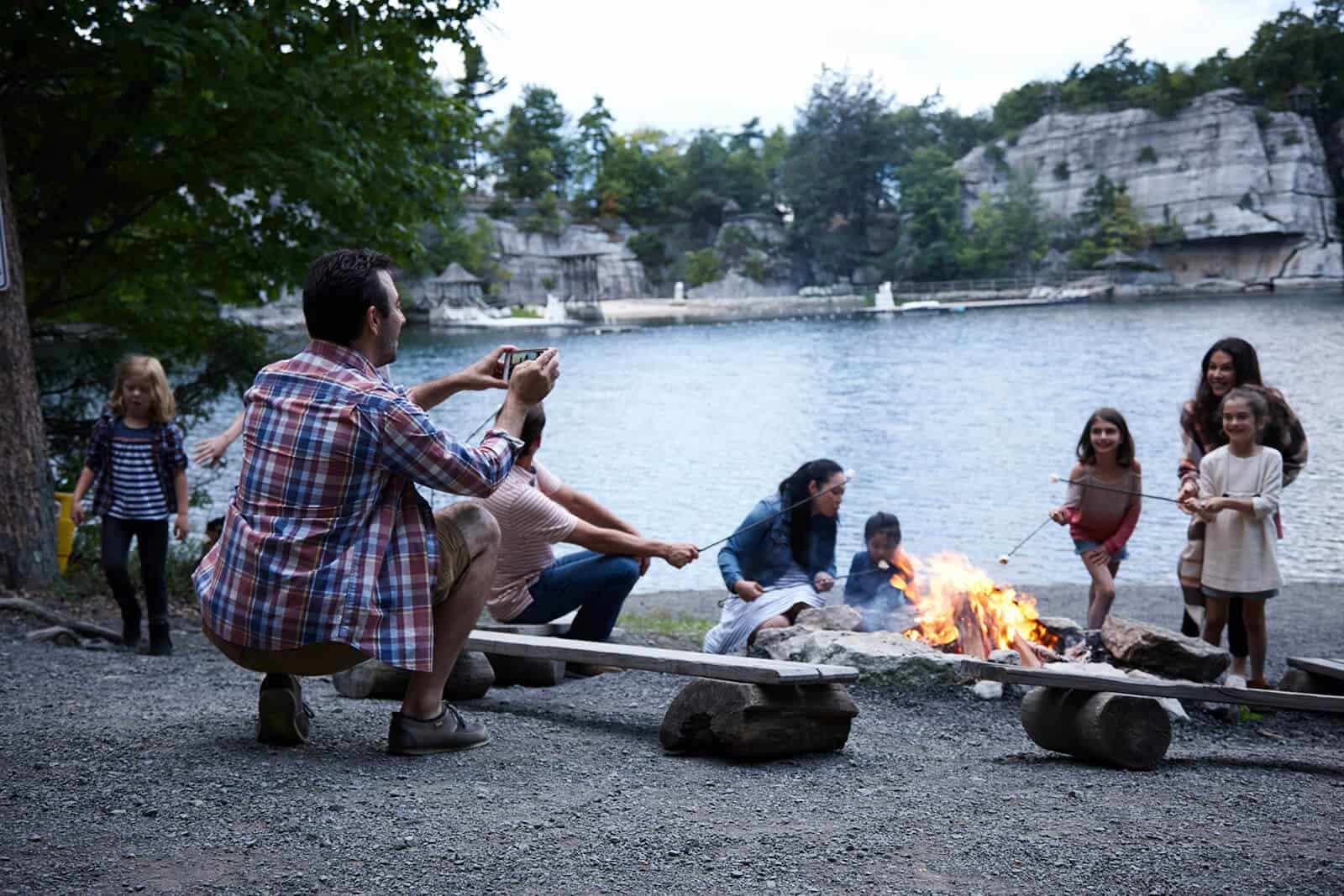 New York Family Vacation - Camp Fire - Mohonk Mountain House