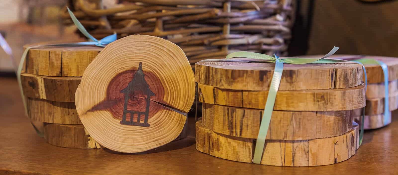 Mohonk Wooden Coasters