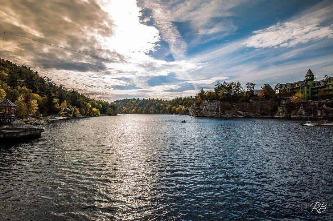 Sky over Lake Mohonk