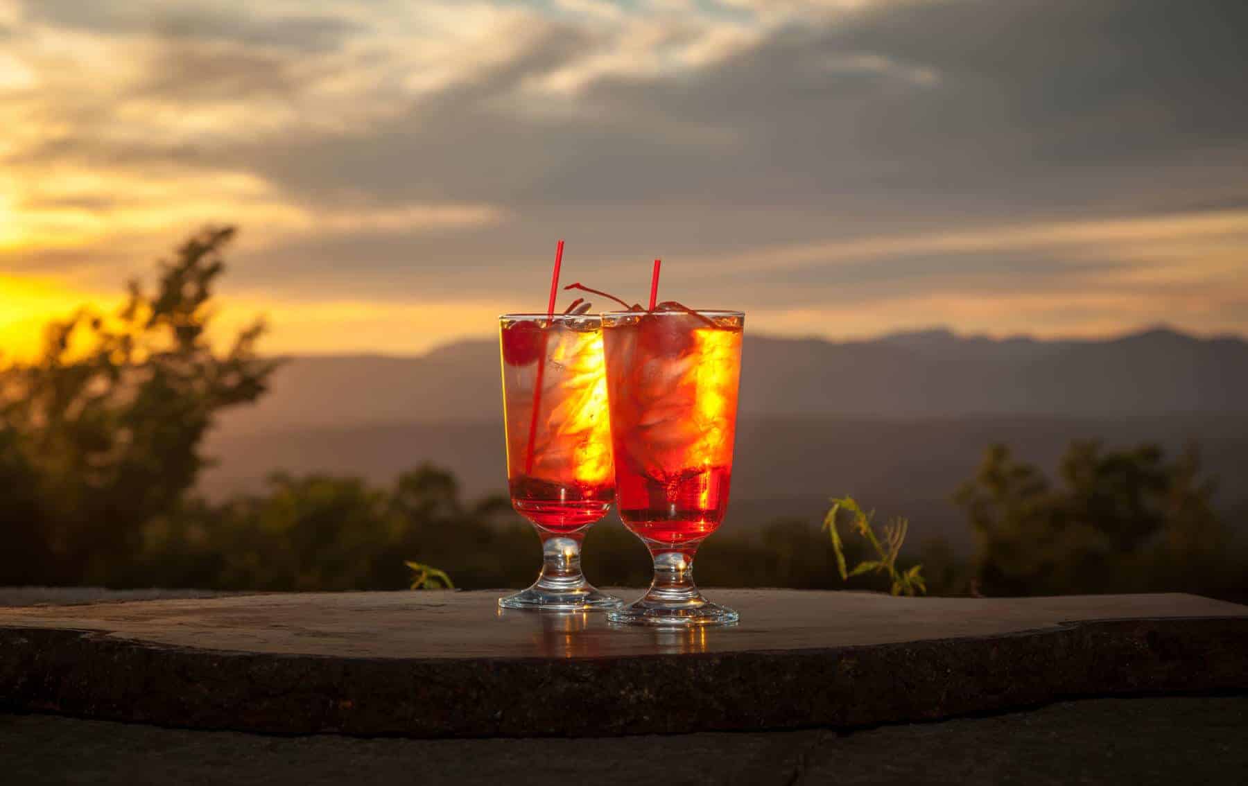 Mohonk Spirits on the Sunset Porch Overlooking Catskill Mountains