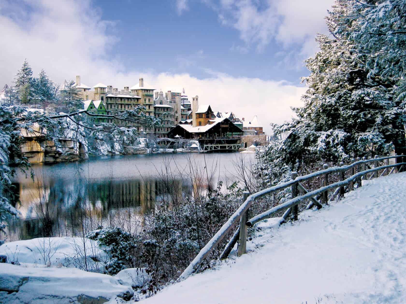 Mohonk View in the Winter