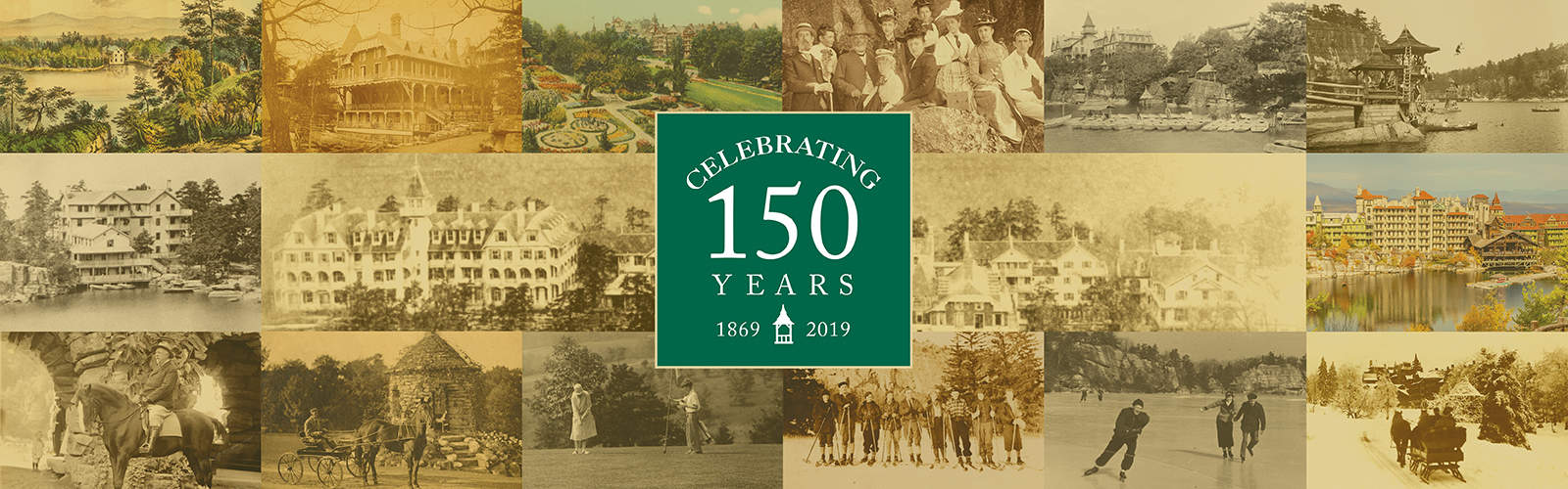 Celebrating 150 Anniversary collage