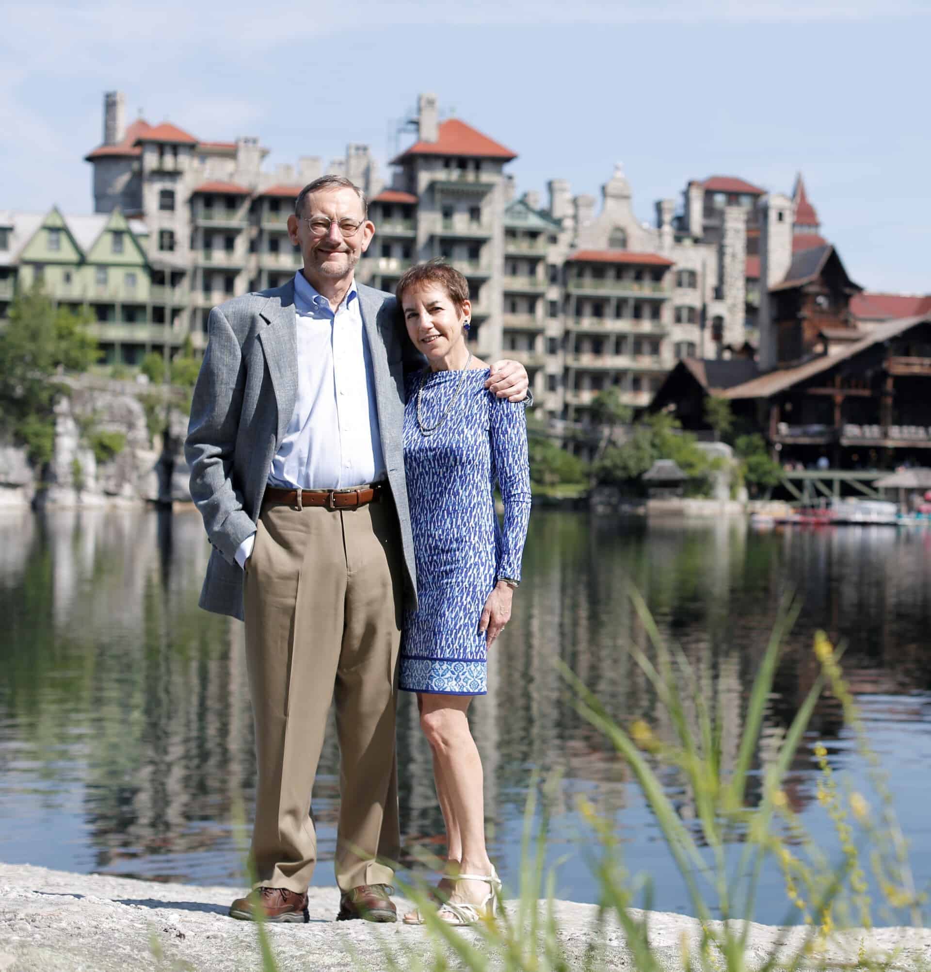 Bert and Nina Smiley on Lake Shore Road