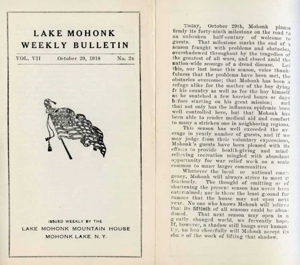 Mohonk Bulletin