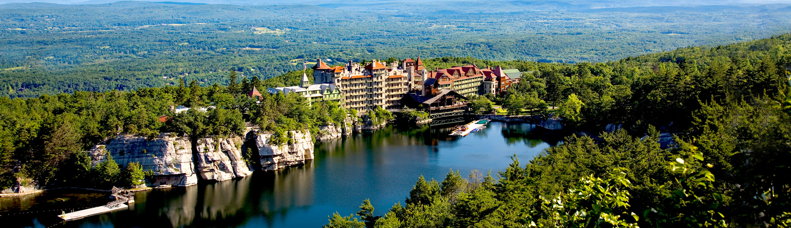 Mohonk Mountain House in Spring