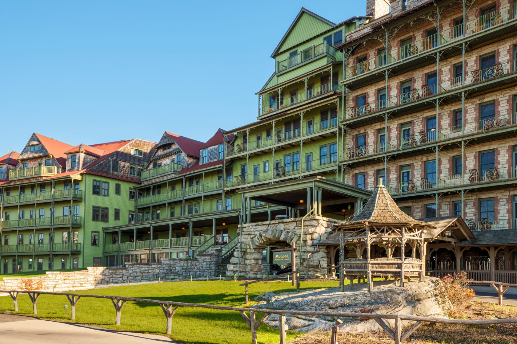Front Entrance of Mohonk Mountain House