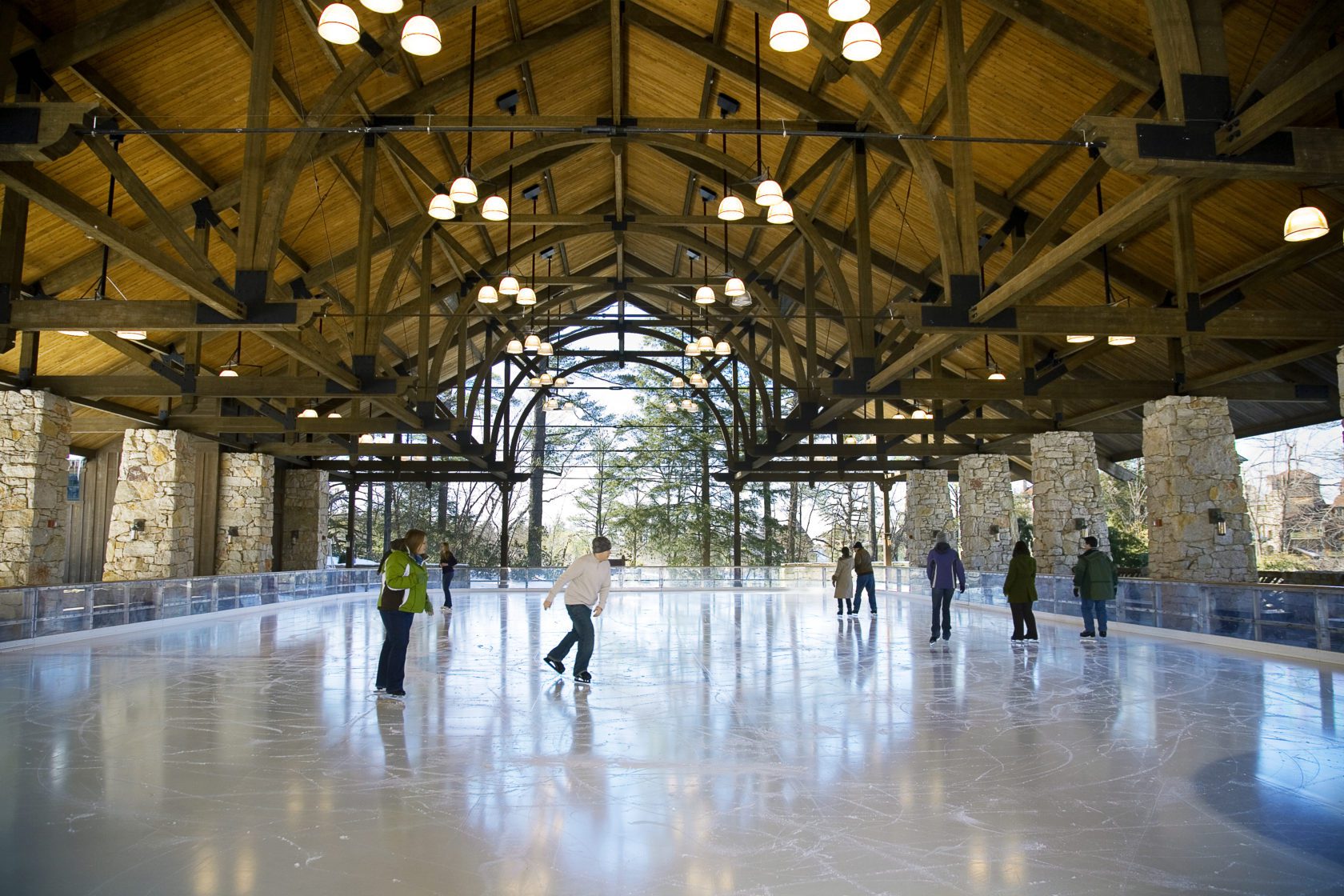 Ice Skating Pavilion at Mohonk