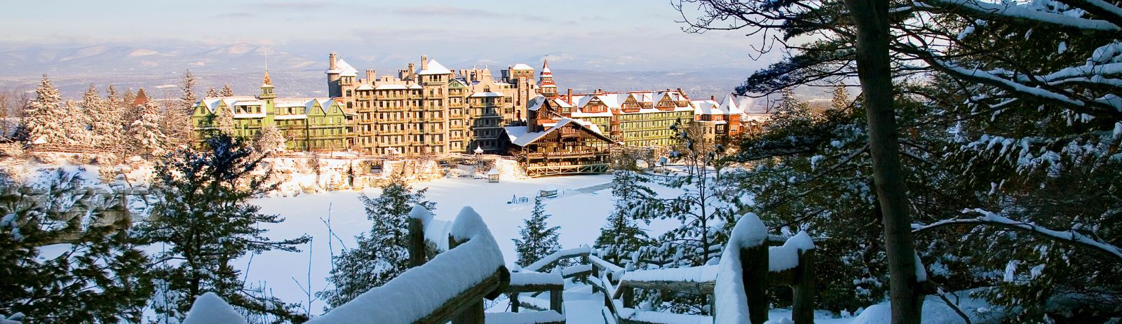 Wintertime at Mohonk Mountain House