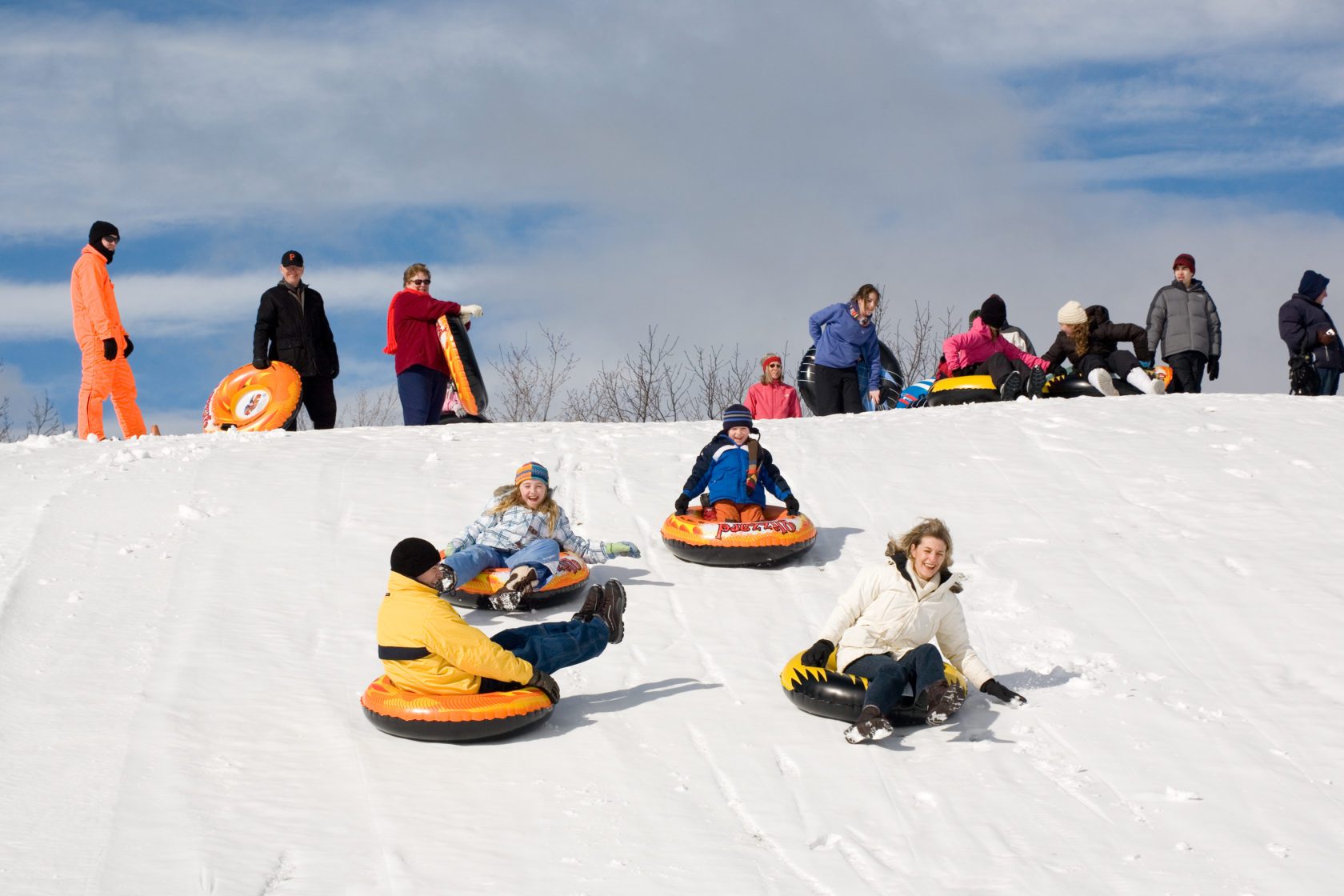 Outdoor Snow Tubing at Mohonk