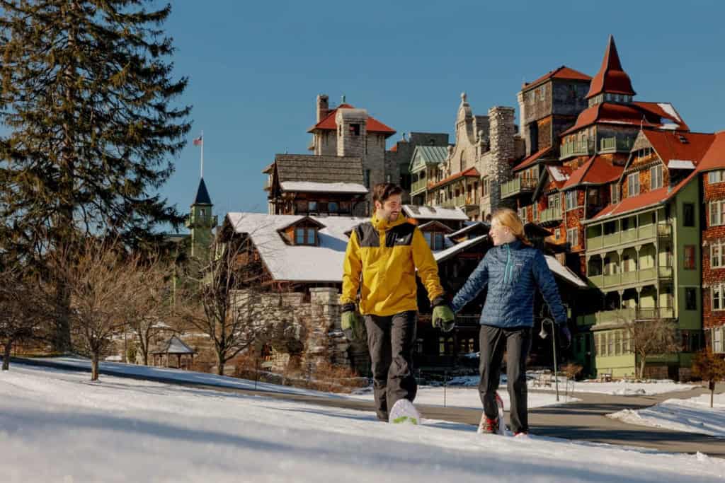 Couple at Mohonk Mountain House