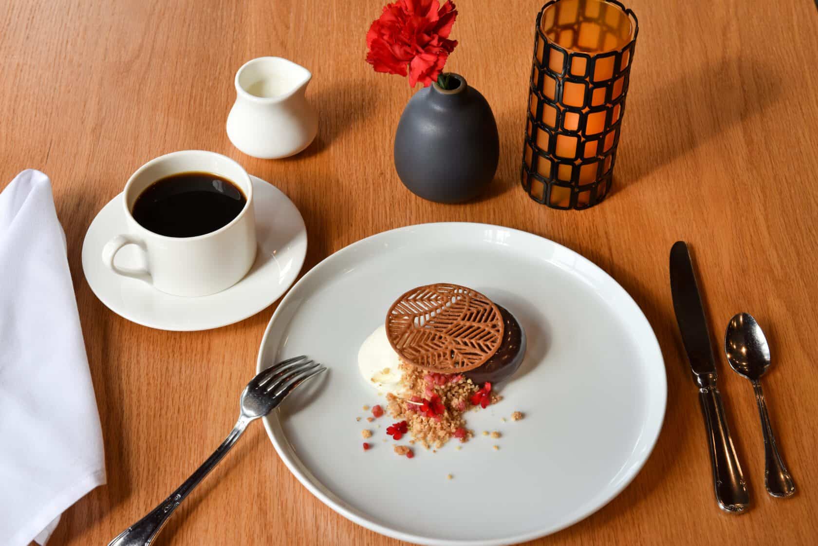Gourmet Dish and a Coup of Coffee at Mohonk Mountain House