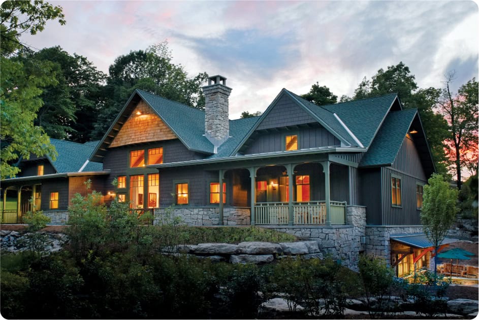 Exterior View of Grove Lodge at Our New York Resort
